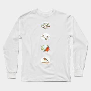 Birds, different motives Long Sleeve T-Shirt